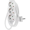 Emos Ilgintuvas P0321, 1,5 m, 3× 2P + PE, balta, PVC, 3680 W, vaikų apsauga
