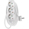 Emos Ilgintuvas P0322, 2m, 3 lizdai, balta, PVC, 3680W, vaikų apsauga
