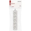 Emos Ilgintuvas P0520, 5×2P+PE, IP20, 3680W, baltas, vaikų apsauga