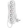 Emos Ilgintuvas P0523R, 3m, 5×2P+PE VOKIŠKAS, PVC, 3680W, vaikų apsauga