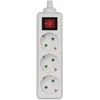 Emos Ilgintuvas P1320, 3×2P+PE, 3680W, IP20, baltas, su jungikliu, vaikų apsauga