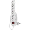 Emos Ilgintuvas P1622, 2m, 6x2P+PE, jungiklis, PVC, 2300W, vaikų apsauga