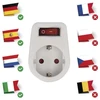 Emos Lizdas su jungikliu P00262, 1x2P+PE, 3680W, IP20, vaiko apsauga