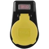 Emos Lizdas su jungikliu P00292, 1x2P+PE, 3 680 W, IP44, juoda, vaikų apsauga