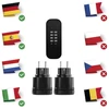 Emos Nuotolinio valdymo lizdai P0068, 1x2P+PE, IP44, 3000W, iki 30m, iki 4 lizdų, vaikų apsauga