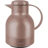Emsa SAMBA Isolierkanne, 1 Liter (dunkelbraun/transparent, QUICK PRESS Verschluss)