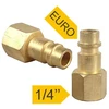EURO jungtis su vidiniu sriegiu 1/4 colio (2 vnt.) „Powerplus“