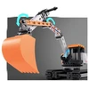 Fischer Technik Fischertechnik Ekskavatorius 576104, 125 dalys, 7 metai ir daugiau, judantis kaušas, surinkimo rinkinys
