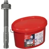 Fischer varžtas inkaras FAZ II Plus 12/20 R 568864, 12 mm x 119 mm, 80 vnt, plienas, ertmės tvirtinimas, betonas