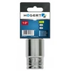 HOGERT Galvutės 1/2", šešiakampės, metrinės, CrV plieno, 20 mm DIN 3124