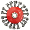Geko Szczotka druciana boczna pleciona 115mm M14 (G00606)