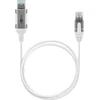 Goobay 74381, USB 3.0 A tipo, RJ45, 5 m, baltas