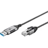 Goobay Kabelis Ethernet USB-A 3.0 do RJ45, Slim, 5 m - Długość kabla 5 m