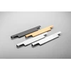 GTV Aluminum handle LIND C = 352/796/18 mm brushed auksinis