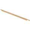 GTV Aluminum handle LIND C = 352/796/18 mm brushed auksinis
