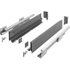 GTV AXISPRO under orkaitė drawer system, 69mm 500mm, graphite pilkas
