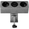 GTV Furniture socket SOFITO, 2xSHUKO, USB A+C, cable 1.5 m, pilka flock
