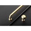 GTV Zamak knob NORD shiny auksinis