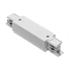 GTV Elektrinė jungtis X-RAIL trifazėms šynoms, galima maitinti, 166x35 mm, balta