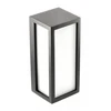 GTV VASTI façade luminaire, E27, MAX. 12W, IP54, AC220-240V, 50/60Hz, juodas