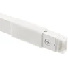 GTV Longitudinal rail square for drawers AXISPRO 400mm baltas