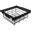 GTV ELITE pull out wire basket, 760-818, soft-close, juodas