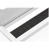 GTV Merida cable grommet, 80x280mm, naturally anodised