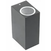 GTV Fasadinis dvikryptis šviestuvas, TIAGO KW, GU10, MAX.2x35W, IP54, AC220-240V, 50/60Hz, juo