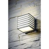 Lauko sieninis LED šviestuvas SIROLO, 10W, 1000lm, 4000K, IP54, Grafito Spalvos, GTV