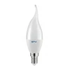 GTV LED ŠVIESOS šaltinis, A-G, C37L, SMD 2835, 6400K, E14, 8,0W, AC180-250V, 160°, 720lm, 70mA