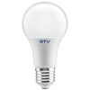 GTV LED šviesos šaltinis, A60, 8W, 640lm, 4000K, E27, AC175-250V, 50-60Hz, RA>80, PF>0,5, 180°