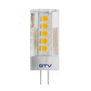 GTV LED ŠVIESOS šaltinis, A-G, G4, 3000K, 3.0W, DC12V, 360°, 260lm