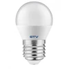 GTV LED lemputė, A-G, B45C, SMD 2835, 4000K, E27, 6,0W, AC180-250V, 160°, 520lm, 52mA