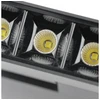 Pakabinamas šviestuvas GTV LED šviestuvas SIERRA,8W,720lm,AC220-240V,50/60 Hz,PF>0,5,Ra≥80,IP20,IK08,4000K,48°,juodas