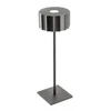 GTV LED table lamp AZELIA , 2,5W, 200lm, DC 5V, 1A,4000 K, battery 4000 mAh, dimmable,juodas