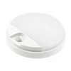 GTV TULON luminaire with motion sensor, LED, 15W, 1350lm, 4000K, AC220-240V, IP54, round, whit