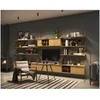 GTV Shelf support GALA, 25x22 cm, juodas mat
