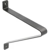 GTV Shelf support GALA, 25x22 cm, juodas mat