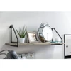 GTV Shelf support INGRID, 26x23 cm, juodas mat