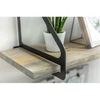 GTV Shelf support INGRID, 26x23 cm, juodas mat