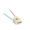 GTV G9 lizdas su kabeliu, AC220-240V, maks.100W, 2x0,5mm2, 12cm, baltas
