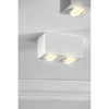 Lubinis šviestuvas GTV AVEIRO DUO BIS lubinis šviestuvas, aliuminis, 160x80x90mm, IP20, max 20W*2, kvadratinis, baltas