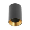 Lubinis šviestuvas GTV Ceiling fixture AERO II, IP20, round, juodas