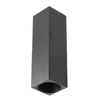 Lubinis šviestuvas GTV VIRGO ceiling luminaire, max. 250V, 50/60Hz, 57x57x152mm, IP20, max. 20W, Square, Juodas
