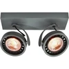 GTV Lubinis šviestuvas Wally,4304,AC220-240V, 50/60 Hz, IP 20,2*Gu10,ES111, dvigubas, grafitin