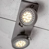 GTV Lubinis šviestuvas Wally,4304,AC220-240V, 50/60 Hz, IP 20,2*Gu10,ES111, dvigubas, grafitin