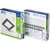 GTV LED MATIS PLUS, žemyn šviestuvas, 7W, juodas, 4000K, 560lm, AC220-240V, įleidžiama, IP20,