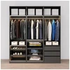 GTV Metal drawer Elite for shoes 600 mm with soft closing, pilka anthracite