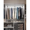 GTV Pull-down wardrobe rail – oil 875mm - 1200mm (plieno-100% pilka)
