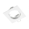 GTV PORTO ceiling spotlight, IP20, square, baltas, TYPE DS10
